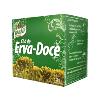 Cha Barao Erva Doce 13gr
