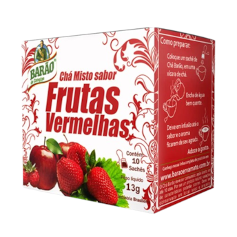 Chá Barão Frutas Vermelhas 13g