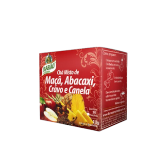 Chá Barão Maça Abacaxi Cravo E Canela 13g Chá Barão Maça Abacaxi Cravo E Canela 13g