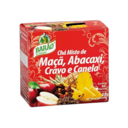 Cha Barao Maca Abacaxi Cravo E Canela 13g