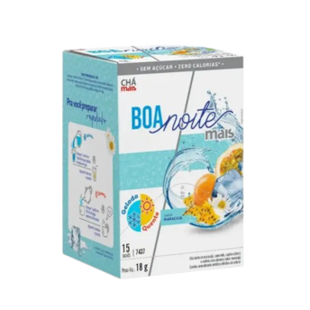 Cha boa noite sabor maracuja Cha Mais 18g