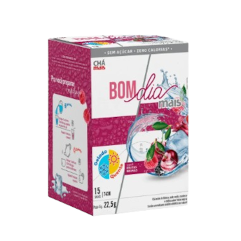Chá Bom Dia Sabor Frutas Negras Chá Mais 22,5g Chá Bom Dia Sabor Frutas Negras Chá Mais 22,5g