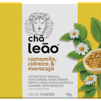 Chá Leão Camomila Cidreira E Maracujá 16g