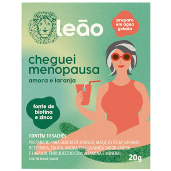 Chá Leão Fases Chega Menopausa Amora+laranja 20g
