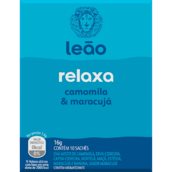 Chá Leão Premium Funcionais Relaxa 16g Chá Leão Premium Funcionais Relaxa 16g