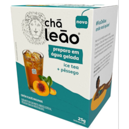 Chá Leão Premium Gelado Ice Tea + Pêssego 25g