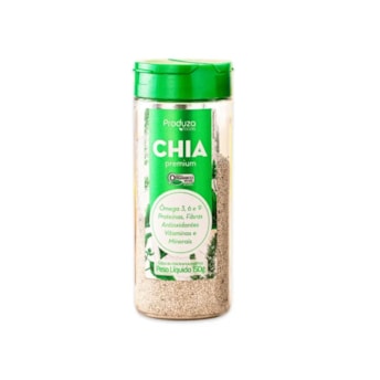 Chia Branca Premium Orgânica Produza Foods Pote 150g