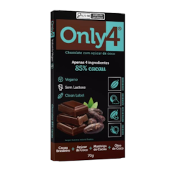 Chocolate 85% Cacau Only4 70g Chocolate 85% Cacau Only4 70g