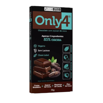 Chocolate 85% Cacau Only4 70g Chocolate 85% Cacau Only4 70g