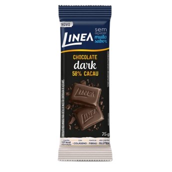 Chocolate Dark 58% Cacau 75g Linea