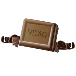 Chocolate Marcante ao leite 40% cacau zero açúcar 70g - Vitao