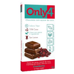 Chocolate Only4 70% Cranberry 80g