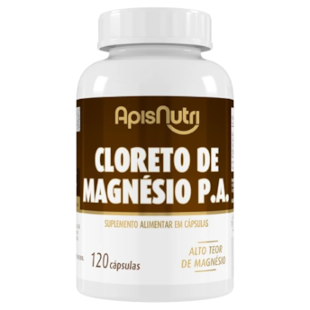 Cloreto De Magnésio P.A Apisnutri 120 Cápsulas