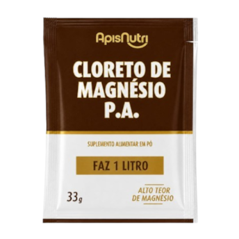 Cloreto de Magnésio P.A. Apisnutri Sachê 33g