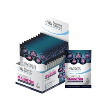 Cloreto de Magnésio P.A Fauna & Flora Display com 10 Unidades 33g Cloreto de Magnésio P.A Fauna & Flora Display com 10 Unidades 33g