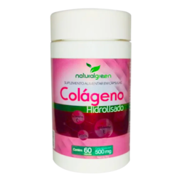 Colágeno C/ Vitamina C+ Zinco + Vitamina E 500mg Natural Green