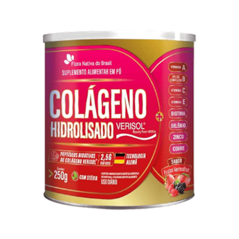 Colageno Verisol Frutas Vermelhas Flora Nativa 250g