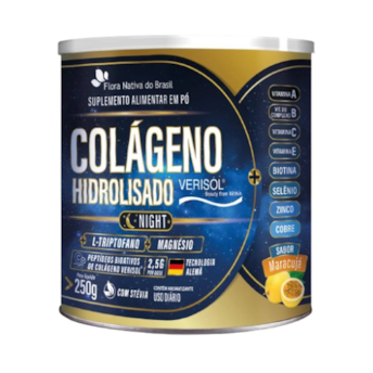 Colágeno Verisol Night Sabor Maracujá Flora Nativa 250g