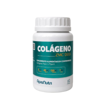 Colágeno Zmc Duo Apisnutri 60 Cápsulas