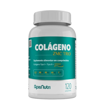 Colágeno Zmc Trio Apisnutri 120 Cápsulas