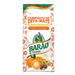 Composto De Erva Mate Sabor Bergamota Barão De Cotegipe 500g