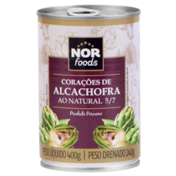 Corações De Alcachofra Norfoods Lata 400g