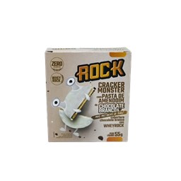 Produto Cracker Monster Com Pasta De Amendoim De Chocolate Branco 55g - Rock