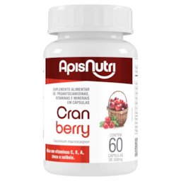Cranberry 500mg ApisNutri 60 Cápsulas