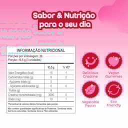 Creatina Gummy Morango 315g