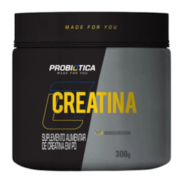 Creatina Pura Probiótica Tamanho diversos
