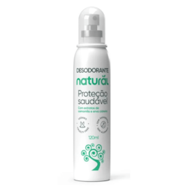 Desodorante Natural com Extratos de Camomila e Erva Cidreira 120ml
