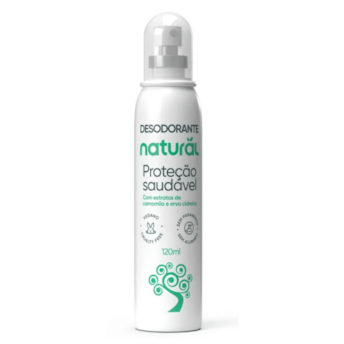 Desodorante Natural com Extratos de Camomila e Erva Cidreira 120ml