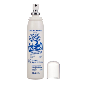 Desodorante Natural Com Extratos de Pepino e Chá Verde 120ml
