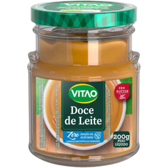 Doce de Leite Zero Açúcar 200g - Vitao