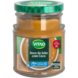 Doce De Leite Zero Com Coco Vitão 200g Doce De Leite Zero Com Coco Vitão 200g