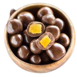 Drageado De Damasco Ao Leite