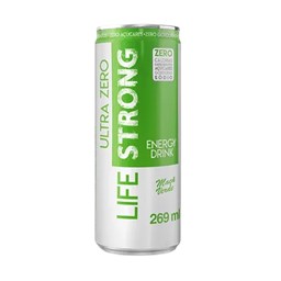 Produto Energy Drink Sabor Maçã Verde Life Strong 269ml