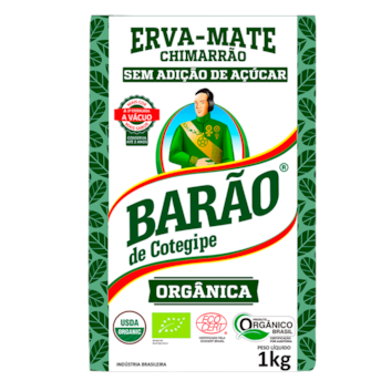 Erva Mate Barão De Cotegipe Orgânica 1 kg Erva Mate Barão De Cotegipe Orgânica 1 kg