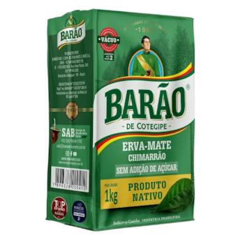 Erva-Mate Barão Nativa Vácuo 1kg