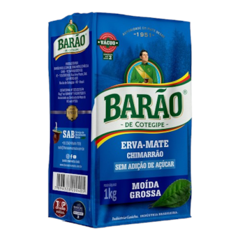 Erva-Mate Moída Grossa A Vácuo Barão De Cotegipe 1Kg