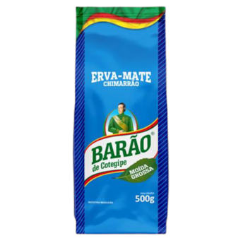 Erva Mate Moída Grossa Barão De Cotegipe 500g