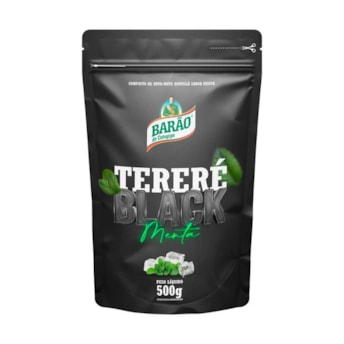 Erva Mate Para Tereré Black Menta Barão de Cotegipe 500g Erva Mate Para Tereré Black Menta Barão de Cotegipe 500g