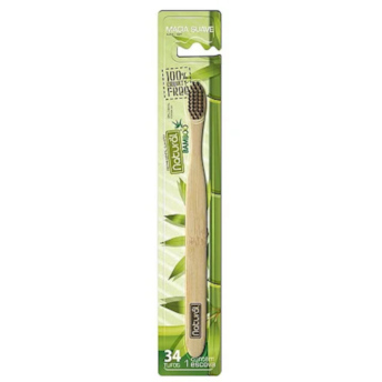 Escova Dental Natural Bamboo 34 Tufos