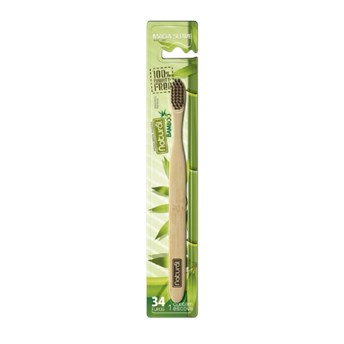 Escova Dental Natural Bamboo 34 tufos