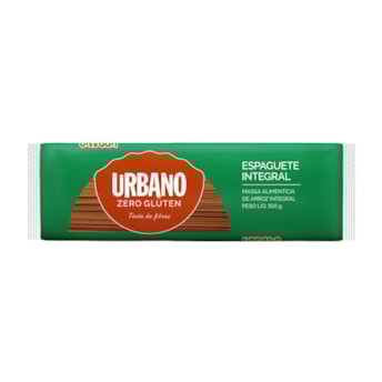 Espaguete Integral Zero Glúten Urbano 500g Espaguete Integral Zero Glúten Urbano 500g