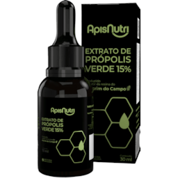 Extrato De Própolis Verde 15%  ApisNutri 30ml
