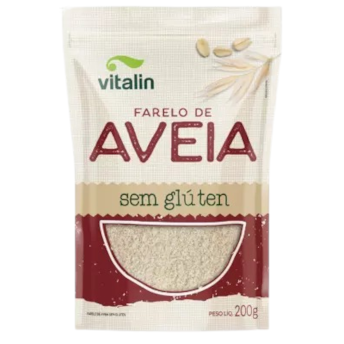 Farelo De Aveia Sem Glúten Vitalin 200g
