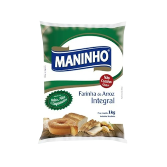 Farinha De Arroz Integral Maninho 1kg