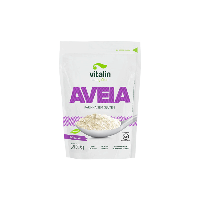 Farinha De Aveia Sem Glúten Vitalin 200g