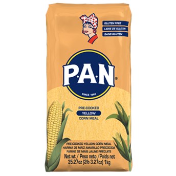 Farinha de milho amarela pré-cozida 1kg - Pan